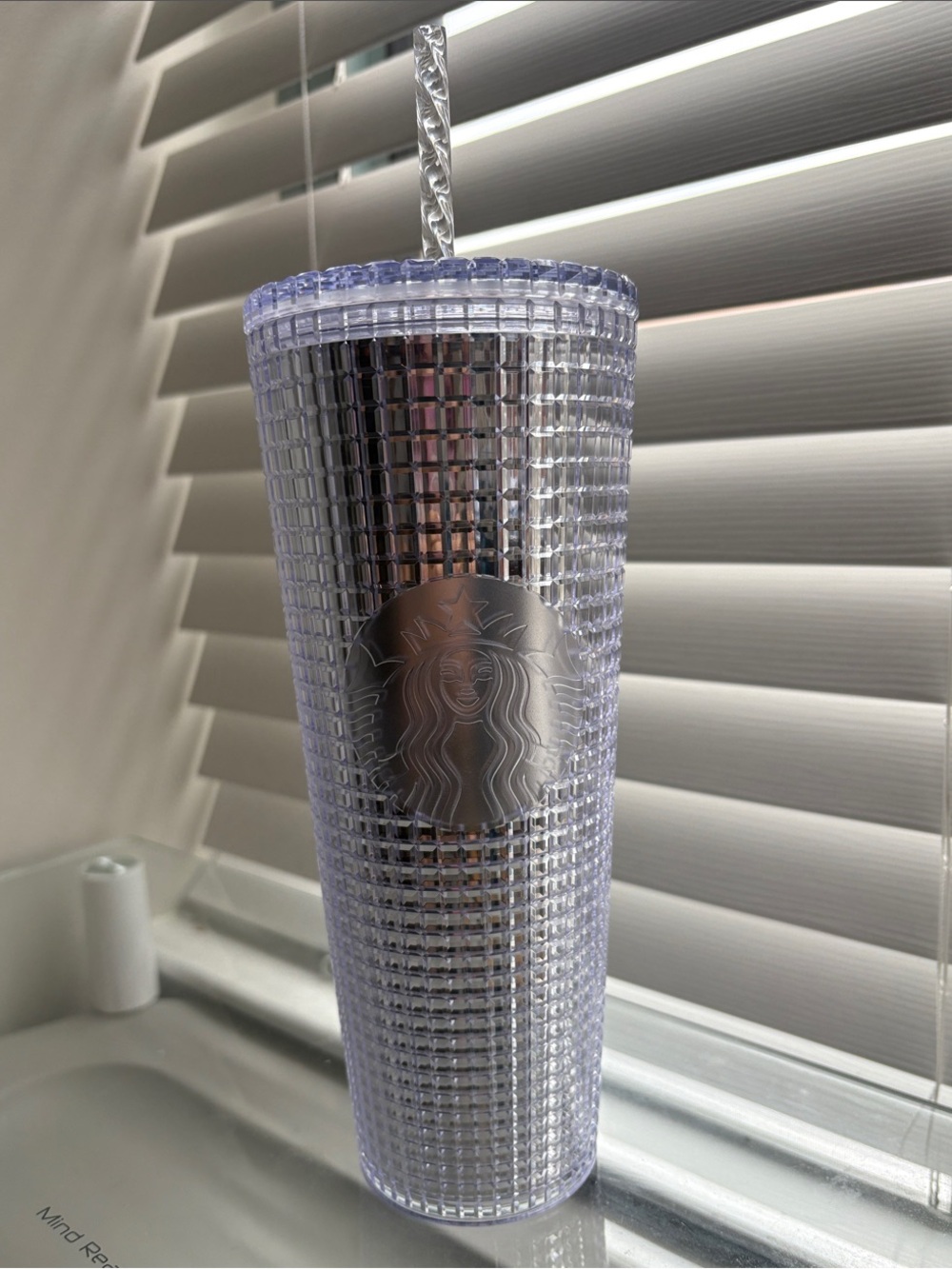 Starbucks Silver Tumbler + Straw